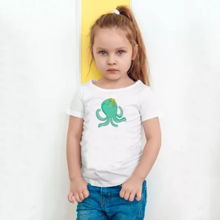 Ahtapot Scuba Çocuk Tişört