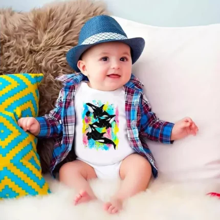 Orkalar Beyaz Pamuklu Bebek Zıbın