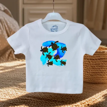 Baby Caretta Croptop Kadın Tişört