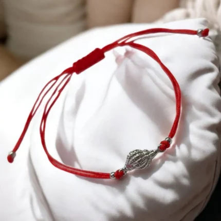 Deniz Kabuğu Örme Bileklik 925 Ayar Gümüş