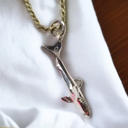 Köpekbalığı 925 Ayar Gümüş Kolye Ucu